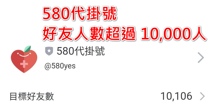 台大醫院代掛號 5 580代掛號Line好友1萬人